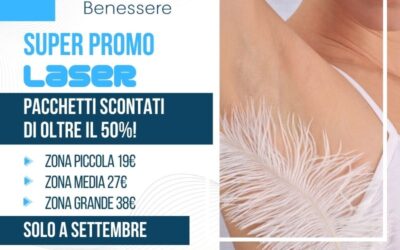 Promo Epilazione Laser – Settembre 2023